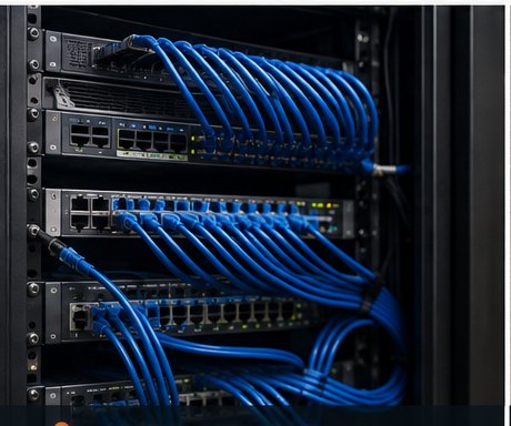 Strukturierte Netzwerkverkabelung mit zentraler Verteilung